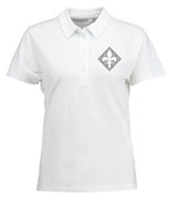 Fr. Polo-Shirt weiß / schwarz - MOTIV 4