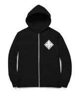 HR. HODDIE  MIT REISSVERSCHLUSS SCHWARZ - MOTIV 4