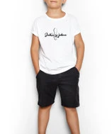 Kinder T-Shirt weiß / schwarz - MOTIV 5