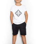Kinder T-Shirt weiß / schwarz - MOTIV 4