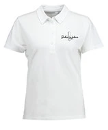 Fr. Polo-Shirt weiß / schwarz - MOTIV 5