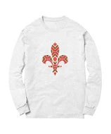 FR. SWEATSHIRT  WEISS/SCHWARZ - MOTIV 2