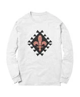 FR. SWEATSHIRT  WEISS/SCHWARZ - MOTIV 1