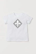 Baby  T-Shirt weiß / schwarz - MOTIV 4